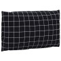 Pallet cushions 2 pieces black checkered Oxford fabric by vidaXL, Cushions for chairs and sofas - Ref: Foro24-361767, Price: ...