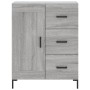 Aparador alto madera contrachapada gris sonoma 69,5x34x180 cm de vidaXL, Aparadores - Ref: Foro24-3196017, Precio: 165,94 €, ...