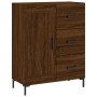 Tall oak brown plywood sideboard 69.5x34x180 cm by vidaXL, Sideboards - Ref: Foro24-3196018, Price: 165,35 €, Discount: %