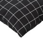 Pallet cushions 2 pieces black checkered Oxford fabric by vidaXL, Cushions for chairs and sofas - Ref: Foro24-361767, Price: ...