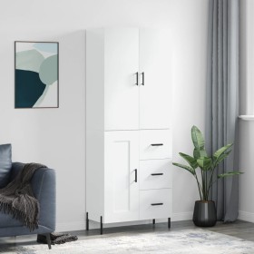 High glossy white plywood sideboard 69.5x34x180 cm by vidaXL, Sideboards - Ref: Foro24-3196021, Price: 184,39 €, Discount: %