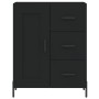 Aparador alto madera contrachapada negro 69,5x34x180 cm de vidaXL, Aparadores - Ref: Foro24-3196020, Precio: 174,89 €, Descue...