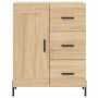 Aparador alto madera contrachapada color roble 69,5x34x180 cm de vidaXL, Aparadores - Ref: Foro24-3196022, Precio: 164,68 €, ...