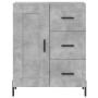 Aparador alto madera contrachapada gris hormigón 69,5x34x180 cm de vidaXL, Aparadores - Ref: Foro24-3196023, Precio: 165,35 €...