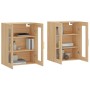 Wall cabinets 2 pcs engineered wood Sonoma oak by vidaXL, Sideboards - Ref: Foro24-3197932, Price: 168,59 €, Discount: %