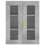 Armarios de pared 2 uds madera de ingeniería gris hormigón de vidaXL, Aparadores - Ref: Foro24-3197933, Precio: 169,78 €, Des...