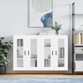 Wall cabinets 2 pcs white engineered wood by vidaXL, Sideboards - Ref: Foro24-3197937, Price: 175,39 €, Discount: %