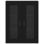 Armarios de pared 2 uds madera de ingeniería negro de vidaXL, Aparadores - Ref: Foro24-3197938, Precio: 177,98 €, Descuento: %