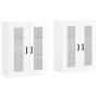 Wall cabinets 2 units engineered wood glossy white by vidaXL, Sideboards - Ref: Foro24-3197939, Price: 194,13 €, Discount: %