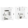 Wall cabinets 2 units engineered wood glossy white by vidaXL, Sideboards - Ref: Foro24-3197939, Price: 194,13 €, Discount: %