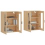 Wall cabinets 2 pcs engineered wood Sonoma oak by vidaXL, Sideboards - Ref: Foro24-3197940, Price: 170,99 €, Discount: %