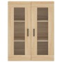 Armarios de pared 2 uds madera de ingeniería roble Sonoma de vidaXL, Aparadores - Ref: Foro24-3197940, Precio: 170,62 €, Desc...