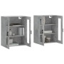 Wall cabinets 2 pcs concrete gray engineered wood by vidaXL, Sideboards - Ref: Foro24-3197941, Price: 176,41 €, Discount: %