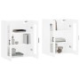 Wall cabinets 2 units engineered wood white by vidaXL, Sideboards - Ref: Foro24-3197945, Price: 183,02 €, Discount: %