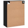 Armarios de pared 2 uds madera de ingeniería negro de vidaXL, Aparadores - Ref: Foro24-3197946, Precio: 182,76 €, Descuento: %