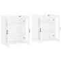 Armarios de pared 2 uds madera de ingeniería blanco brillante de vidaXL, Aparadores - Ref: Foro24-3197947, Precio: 192,99 €, ...