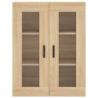 Armarios de pared 2 uds madera de ingeniería roble Sonoma de vidaXL, Aparadores - Ref: Foro24-3197948, Precio: 175,99 €, Desc...