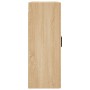 Armarios de pared 2 uds madera de ingeniería roble Sonoma de vidaXL, Aparadores - Ref: Foro24-3197948, Precio: 175,99 €, Desc...