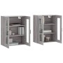 Wall cabinets 2 units engineered wood Sonoma gray by vidaXL, Sideboards - Ref: Foro24-3197951, Price: 181,84 €, Discount: %