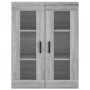 Armarios de pared 2 uds madera de ingeniería gris Sonoma de vidaXL, Aparadores - Ref: Foro24-3197951, Precio: 181,84 €, Descu...