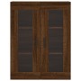 Armarios de pared 2 uds madera de ingeniería marrón roble de vidaXL, Aparadores - Ref: Foro24-3197952, Precio: 202,37 €, Desc...