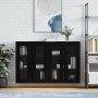 Wandschränke, 2 Stück, schwarzes Holzwerkstoff von vidaXL, Sideboards - Ref: Foro24-3197954, Preis: 176,66 €, Rabatt: %