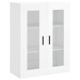 Wall cabinets 2 pcs glossy white engineered wood by vidaXL, Sideboards - Ref: Foro24-3197955, Price: 185,96 €, Discount: %