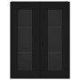 Armarios de pared 2 uds madera de ingeniería negro de vidaXL, Aparadores - Ref: Foro24-3197954, Precio: 176,66 €, Descuento: %