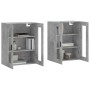 Wall cabinets 2 pcs concrete gray engineered wood by vidaXL, Sideboards - Ref: Foro24-3197957, Price: 155,73 €, Discount: %