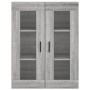 Armarios de pared 2 uds madera de ingeniería gris Sonoma de vidaXL, Aparadores - Ref: Foro24-3197959, Precio: 149,76 €, Descu...