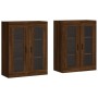 Wall cabinets 2 pcs oak brown engineered wood by vidaXL, Sideboards - Ref: Foro24-3197960, Price: 150,27 €, Discount: %