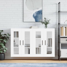 Wall cabinets 2 pcs white engineered wood by vidaXL, Sideboards - Ref: Foro24-3197961, Price: 199,27 €, Discount: %