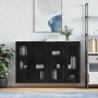 Wall cabinets 2 pcs black engineered wood by vidaXL, Sideboards - Ref: Foro24-3197962, Price: 191,72 €, Discount: %