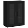 Wall cabinets 2 pcs black engineered wood by vidaXL, Sideboards - Ref: Foro24-3197962, Price: 191,72 €, Discount: %