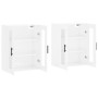 Wall cabinets 2 pcs glossy white engineered wood by vidaXL, Sideboards - Ref: Foro24-3197963, Price: 200,24 €, Discount: %