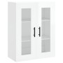 Wall cabinets 2 pcs glossy white engineered wood by vidaXL, Sideboards - Ref: Foro24-3197963, Price: 200,24 €, Discount: %