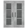 Armarios de pared 2 uds madera de ingeniería gris hormigón de vidaXL, Aparadores - Ref: Foro24-3197965, Precio: 170,82 €, Des...