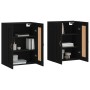 Wall cabinets 2 pcs black engineered wood by vidaXL, Sideboards - Ref: Foro24-3197994, Price: 175,15 €, Discount: %