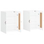 Wall cabinets 2 pcs glossy white engineered wood by vidaXL, Sideboards - Ref: Foro24-3197995, Price: 138,33 €, Discount: %