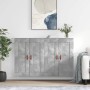 Wall cabinets 2 pcs concrete gray engineered wood by vidaXL, Sideboards - Ref: Foro24-3197997, Price: 126,54 €, Discount: %