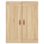 Armarios de pared 2 uds madera de ingeniería roble Sonoma de vidaXL, Aparadores - Ref: Foro24-3197996, Precio: 124,99 €, Desc...