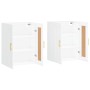 Wall cabinets 2 pcs glossy white engineered wood by vidaXL, Sideboards - Ref: Foro24-3198003, Price: 135,68 €, Discount: %