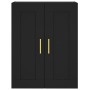 Wall cabinets 2 pcs black engineered wood by vidaXL, Sideboards - Ref: Foro24-3198002, Price: 178,99 €, Discount: %