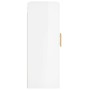 Armarios de pared 2 uds madera de ingeniería blanco brillante de vidaXL, Aparadores - Ref: Foro24-3198003, Precio: 135,99 €, ...