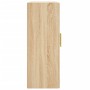 Armarios de pared 2 uds madera de ingeniería roble Sonoma de vidaXL, Aparadores - Ref: Foro24-3198004, Precio: 159,26 €, Desc...