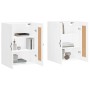 Armarios de pared 2 uds madera de ingeniería blanco de vidaXL, Aparadores - Ref: Foro24-3198009, Precio: 183,39 €, Descuento: %