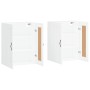 Armarios de pared 2 uds madera de ingeniería blanco de vidaXL, Aparadores - Ref: Foro24-3198009, Precio: 183,39 €, Descuento: %