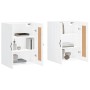 Wall cabinets 2 pcs glossy white engineered wood by vidaXL, Sideboards - Ref: Foro24-3198011, Price: 135,69 €, Discount: %