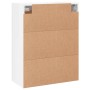 Armarios de pared 2 uds madera de ingeniería blanco brillante de vidaXL, Aparadores - Ref: Foro24-3198011, Precio: 135,69 €, ...