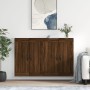 Wall cabinets 2 pcs oak brown engineered wood by vidaXL, Sideboards - Ref: Foro24-3198016, Price: 127,52 €, Discount: %